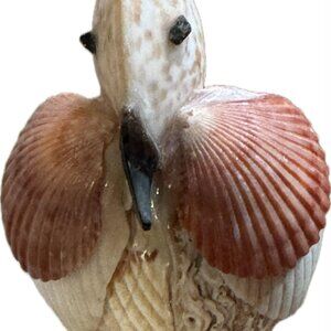 Handmade Seashell Bird Cute Little Guy!